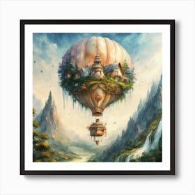 Hot Air Balloon 8 Art Print