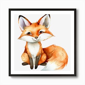 Cute Fox 1 Art Print