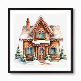 Gingerbread House 8 Art Print