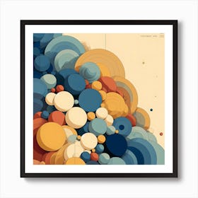 Abstract Circles 1 Art Print