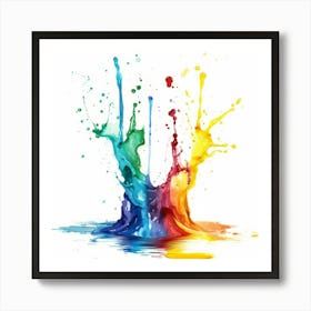 Splash Of Color Art Print