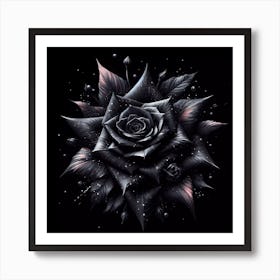 Black Rose 2 Art Print