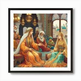 Islamic Wedding29 Art Print