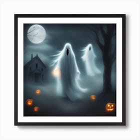 Ghosts In The Night Art Print