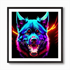 Big Bad Wolf Art Print