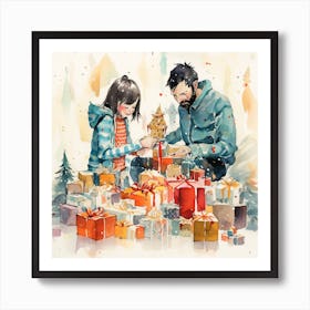 Christmas Gifts Art Print