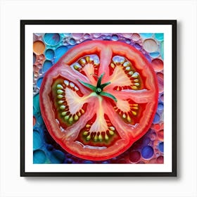 Tomato Slice Art Print