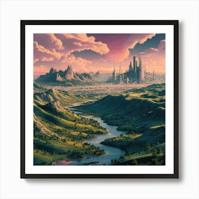 Ethereal Horizon Art Print