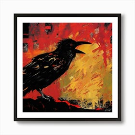 Scare at night Art Print