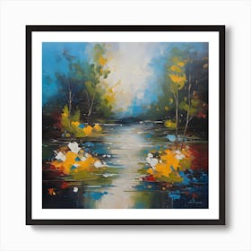 Peaceful Abstract Art Print