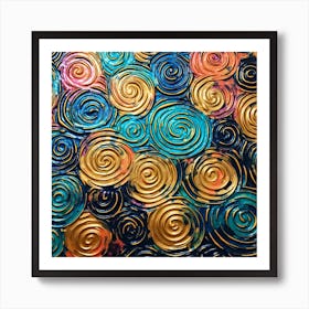 Swirls Art Print