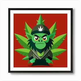 Weed King Art Print