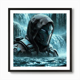 Cascade Sovereignty Scifi Torrent Scouts Blending Art Print