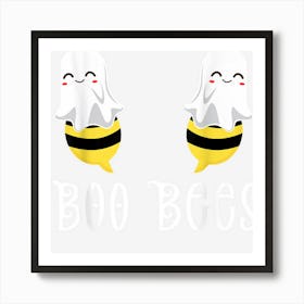 Boo Bees Ghost Bees Halloween Costume Funny For Womens Art Print