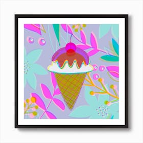 Island Ice Cream Art Print