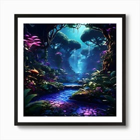 Fantasy Forest Art Print