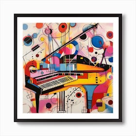 Piano Art Print