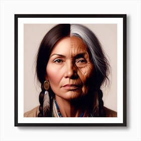 Native American Woman Art Print