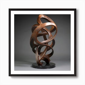 Spiral Sculpture 14 Art Print