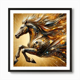 Creative Horse Beauty Illustration Nr 175 Art Print