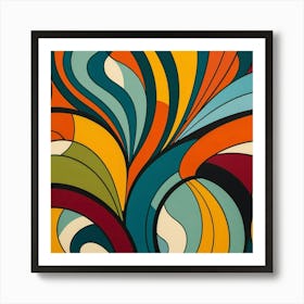 Abstract Swirls 3 Art Print