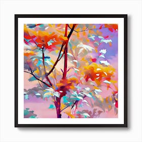 Abstract Of A Tree Art Print