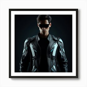 Futuristic Man 2 Art Print