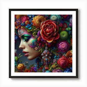 Dreams Among Petals Art Print