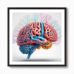 Human Brain 107 Art Print