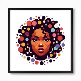 Afro Girl 1 Art Print