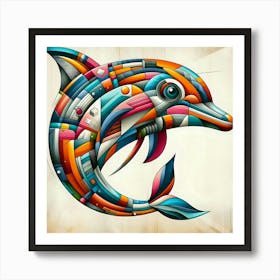 Dolphin Art Art Print