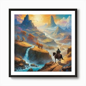 Lord Of The Rings paintings art print Art Print