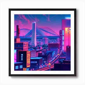 Portland City Travel Art Print