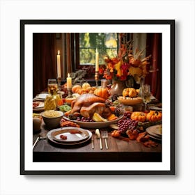 Firefly Elegant Thanksgiving Feast With Rustic Charm 98938 (2) Poster