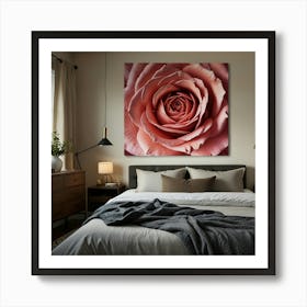 Pink Rose Art Print