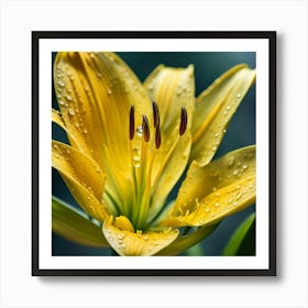 Yellow Lily Art Print