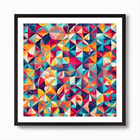 Abstract Geometric Pattern 9 Art Print