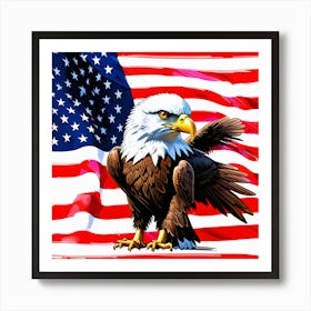 American Bald Eagle Art Print