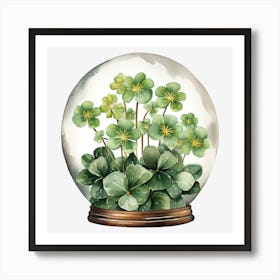 Glasshouse Clover (10) Art Print