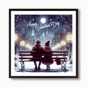 Happy Valentine'S Day 3 Art Print