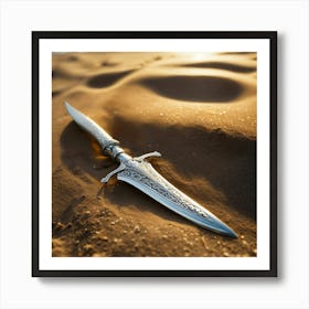 Sword In The Sand 1 Art Print