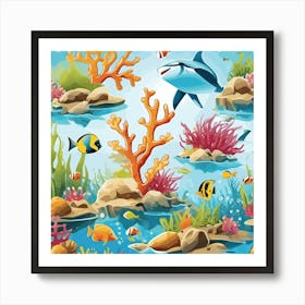 Under The Sea 7 Art Print