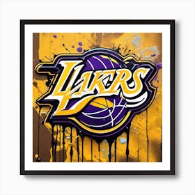 Los Angeles Lakers Art Print