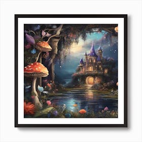 Leonardo Diffusion Xl Stary Blackrose Flower Splash Arts Aesth 1 (6) (1) Art Print