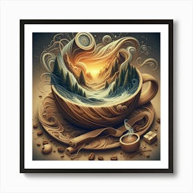 coffee design Art Print