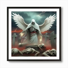 Angel Of Death 11 Art Print