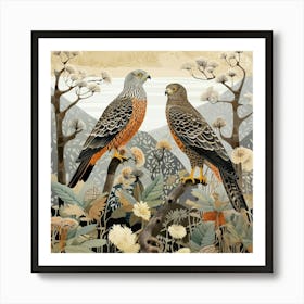Bird In Nature Hawk 1 Art Print