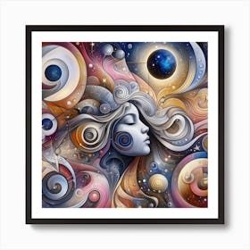 Psychedelic Painting 3 Art Print