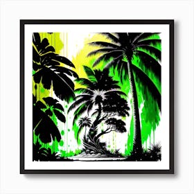 Tropical Jungle 1 Art Print