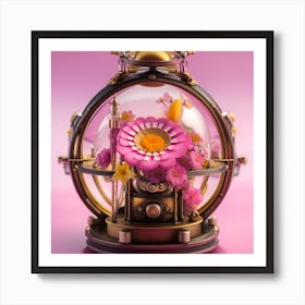 Clockwork Flower 2 Art Print